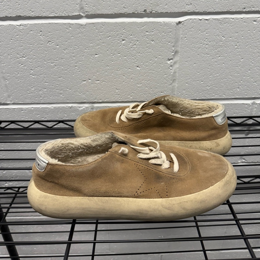 Golden Goose Space Star Shearling Sneakers